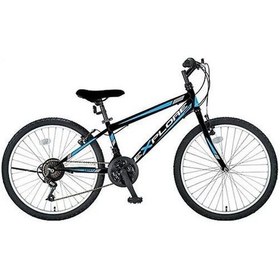 Resim Ümit Explorer 24 Jant V 21 Srn Dağ Bisiklet Siyah Mavi Siyah 