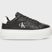 Resim Calvin Klein Kadın Bold Flatf Low Lace LTH Sneakers - Siyah 