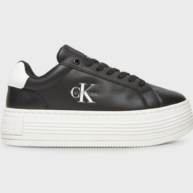 Resim Calvin Klein Kadın Bold Flatf Low Lace LTH Sneakers - Siyah 