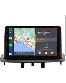 Resim Renault Fluence Android 13 4 GB Ram 64 GB Hafıza Kablosuz Carplay Navigasyon Multimedya Teyp 
