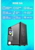 Resim Game Garaj Rise S4 R5-5600 16 GB 1 TB SSD RTX5060 Free Dos Masaüstü Oyuncu Bilgisayarı 