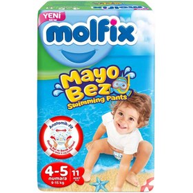 Resim Molfix 4-5 Numara Mayo Çocuk Bezi 11'li 