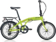 Resim Flexi 106 Full Shimano Katlanır Bisiklet Metalik Lime 