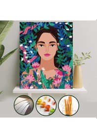 Resim Sayılarla Boyama Tuval Seti 40X50 Cm - Amazon 