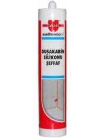 Resim Silikon Beyaz Duşakabin Açık Gri 