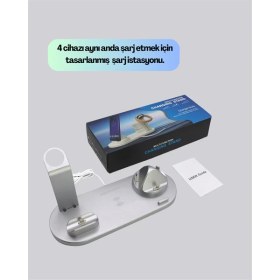 Resim 360° Döner Bağlantı Noktalı Kaymaz Taban – Akıllı Şarj Teknolojisiyle Donatılmış Geniş Uyumluluk 