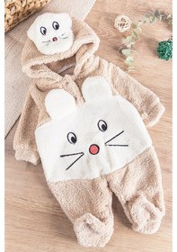 Resim Babymod Figürlü Welsoft Peluş Kız/Erkek Bebek Tulum 