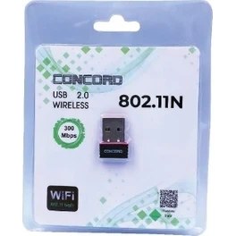Resim Concord W-1 Realtek 300 Mbps Wifi USB Adaptör 