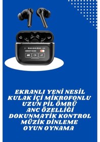 Resim Ekranlı Yeni Nesil Pro Kulaklık Ve Akıllı Saat Kampanyası Kulak İçi Mikrofonlu 