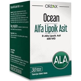 Resim Ocean Alfa Lipoik Asit 600 mg 30 Kapsül 
