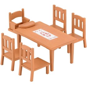 Resim Sylvanian Families Yemek Masası ve Sandalye 4506 