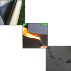 Resim Oto Araç Karavan Ev Kaput Ses Yalıtım Süngeri Yapışkanlı Alev Almaz 9mm 100X150CM 