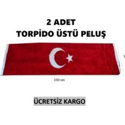 Resim 2 Adet Peluş Türk Bayrağı Torpido Halısı Ay Yıldız (500041018) 