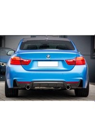 Resim Bmw F36 Arka Tampon Difüzörü 2 Çıkış M-performance 4 Serisi 