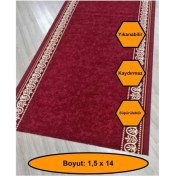 Resim Desenli Kaydırmaz Yolluk Kilim Halı 1,5X14 Metre 