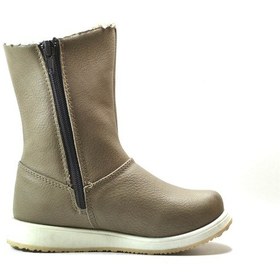 Resim Pinokyo 956 Gri Yünlü Fermuarlı Kız Çocuk Bot Gri 