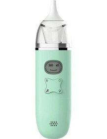 Resim Sones Fy-b201 Elektrikli Burun Aspiratörü Usb Şarj Edilebilir Bebek Burun Temizleyici Yeşil 