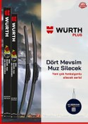 Resim Wöbermann + Würth Honda Jazz 2008-2015 Muz Silecek Takımı 