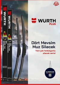 Resim Wöbermann + Würth Honda Jazz 2008-2015 Muz Silecek Takımı 
