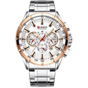 Resim Folinda Curren 8363 Erkek Kol Saati - Kuvars Hareketli, 3atm Su Geçirmez, Luminous İğneler, Kronograf Ve Takvim Fonksiyonlu, Paslanmaz Çelik Kayış Çok Renkli 