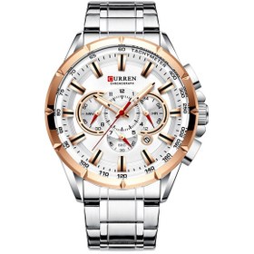 Resim Folinda Curren 8363 Erkek Kol Saati - Kuvars Hareketli, 3atm Su Geçirmez, Luminous İğneler, Kronograf Ve Takvim Fonksiyonlu, Paslanmaz Çelik Kayış Çok Renkli 