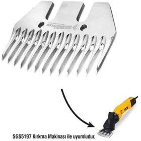 Resim SGS KOYUN KIRKMA MAKİNASI YEDEK BIÇAK 