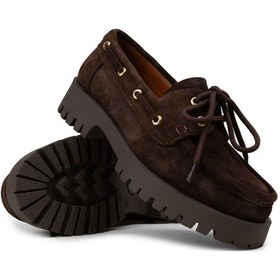 Resim Deery Kadın Hakiki Süet Kahverengi Marin Loafer - 02036zkhvc01 