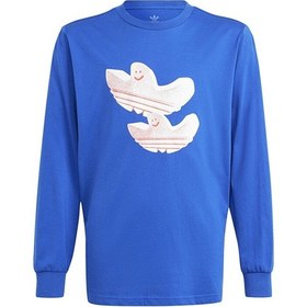 Resim Adidas Longsleeve Çocuk Günlük Sweatshirt Is3229 Mavi Is3229 Mavi 