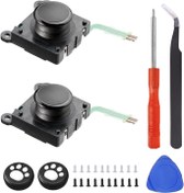 Resim CHENLAN 2'li Paket Yedek Joystick Düğmesi 3D Rocker Analog Kelebek Çubuğu Yedek PSV 2000 PS Vita 2000 2001 Siyah 