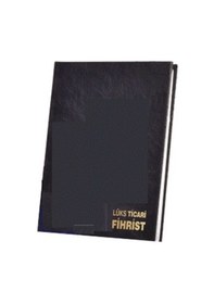 Resim Gülpaş Ticari Fihrist 17x24 12 Li ciltli Siyah 