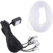 Resim 6 Rgb LED Atmosfer Arabası Işık Iç Ortam Işık Fiber Optik Şeritler Uygulama Kontrolü Tarafından Işık Dıy Müzik 8m Fiber (Yurt Dışından) 