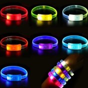 Resim Festival & Parti LED Bileklik 3 Farklı Mod Işıklı 1 Adet 