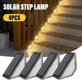 Resim GoldenCentury Güneş Enerjili Açık Adım Lambası, Akıllı Işık Kontrolü, Otomatik Kapalı Gündüz/Gece, IP44, Yarı-Flush Montaj, Plastik Gölgelik Bahçe, Yol, Veranda ve Patio Aydınlatması, Güneş Enerjili Açık Dekoratif Aydınlatma, Bahçe Ortam Aydınlatması, Şık Silindirik Tasarım, Dayanıklı Plastik Gölgelik 