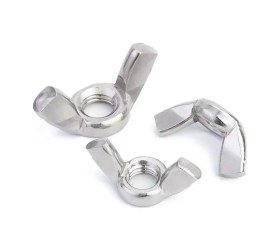 Resim Kelebek Somun M10 Mm - 10 Adet İnox Galvaniz Kaplama Dın 315 A2 - 