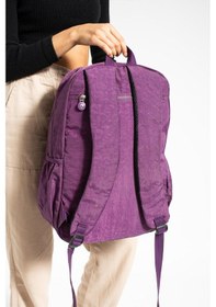 Resim Ultra Hafif Çok Cepli Su Geçirmez Sırt Çantası Mor Model: 571-1g - Mor 