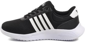 Resim Walkway Siyah Beyaz Fileli Hava Alan Unisex Spor Ayakkabı T140130 