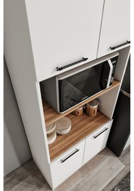 Resim BELEK 4 KAPAKLI 6 RAFLI ERZAK DOLABI 