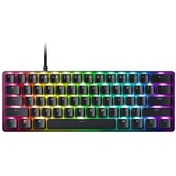 Resim Huntsman Mini Red Switch RGB Q İngilizce Siyah Oyuncu Klavyesi Razer