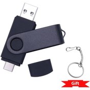 Resim Yeni 2 In 1 Tip-c Kalem Sürücü 256gb Usb Bellek Çubuğu 128gb 64gb Pendrive 32gb Black 4gb Diğer 