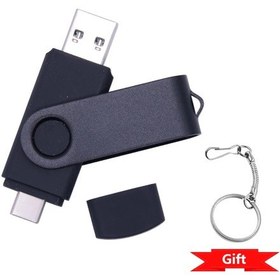 Resim Yeni 2 In 1 Tip-c Kalem Sürücü 256gb Usb Bellek Çubuğu 128gb 64gb Pendrive 32gb Black 4gb Diğer 