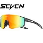 Resim SCVCN Üniseks Dış Mekan Spor Gözlükleri - Canlı PC Lensli Şık Bisiklet ve Yürüyüş Gözlüğü, Hafif TR Çerçeve, Erkekler & Kadınlar için UV Koruma, Seyahat, Koşu, Dağ Bisikleti & Açık Hava Aktiviteleri için Mükemmel, Dağ Bisikleti Aksesuarları, SCVCN 
