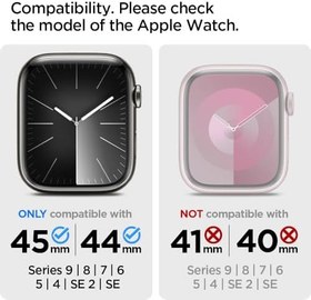 Resim Spigen Apple Watch Seri 6/SE/5/4 (44mm) ile Uyumlu Kılıf Rugged Armor / Rose Gold - 062CS24470 