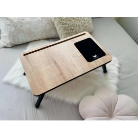 Resim Axolotl Folding Telefon ve Tablet Bölmeli Katlanır Ayaklı Laptop Sehpası Notebook Bilgisayar Çalışma Masası 