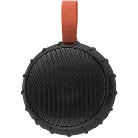 Resim Siyah Taşınabilir Ip6 Su Geçirmez Bluetooth Hoparlör - Hd Stereo Ses, Bt 5.0, 12 Saat Çalma Süresi, Dış Etkinlikler İçin 