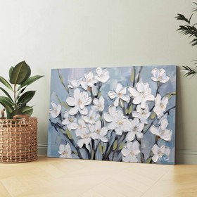 Resim Mutlu Çiçekler - 120x80 ( Çok Satan ) 