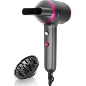 Resim Blueleskyy Difüzörlü Saç Kurutma Makinesi 200 Milyon Iyonik Saç Kurutma Makinesi 1800W Kadınlar Için Hızlı Kurutma 4c Kalın Kıvırcık Saçlar Ab Fişi (Yurt Dışından) 