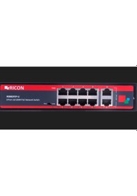 Resim Ricon RSB82FEP-U 8 Port Power Over Ethernet Unmanaged Switch 