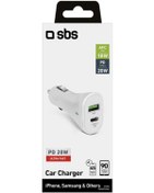 Resim SBS Araç Şarj Cihazı USB-C PD 20W + 1xUSB-A 