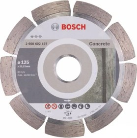 Resim Bosch - Standard Seri Beton İçin Elmas Kesme Diski - 125 X 22,23 X 1,6 X 10 Mm 