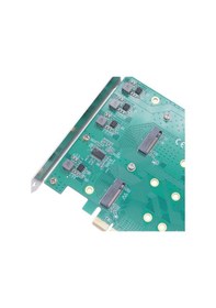 Resim 4 Port Nvme Kart 4 Port M2 Nvme 16x Kart M.2 Nvme X16 Kart 